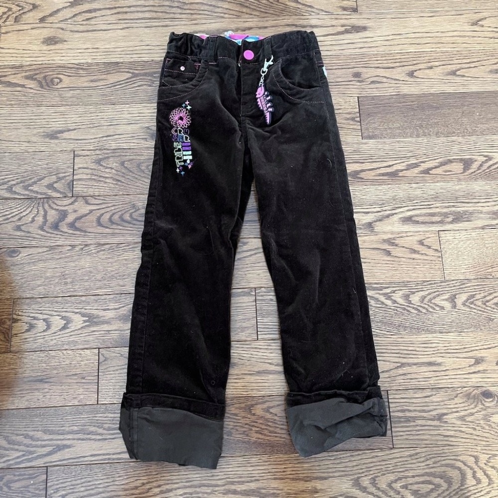 Velvet pants size 6